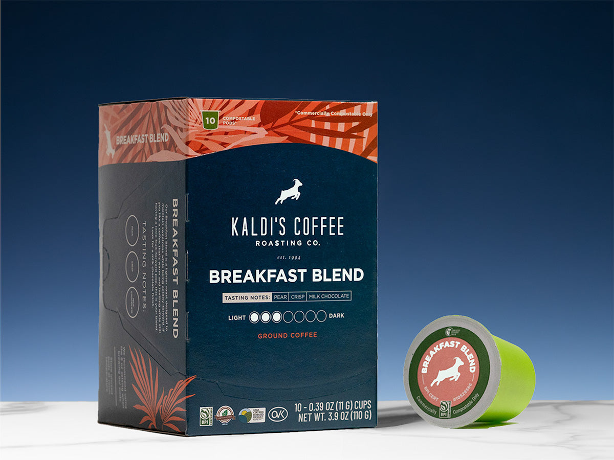 Breakfast Blend Coffee Pods, 10/pack