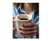 image of Kaldis Coffee diner mug in hand