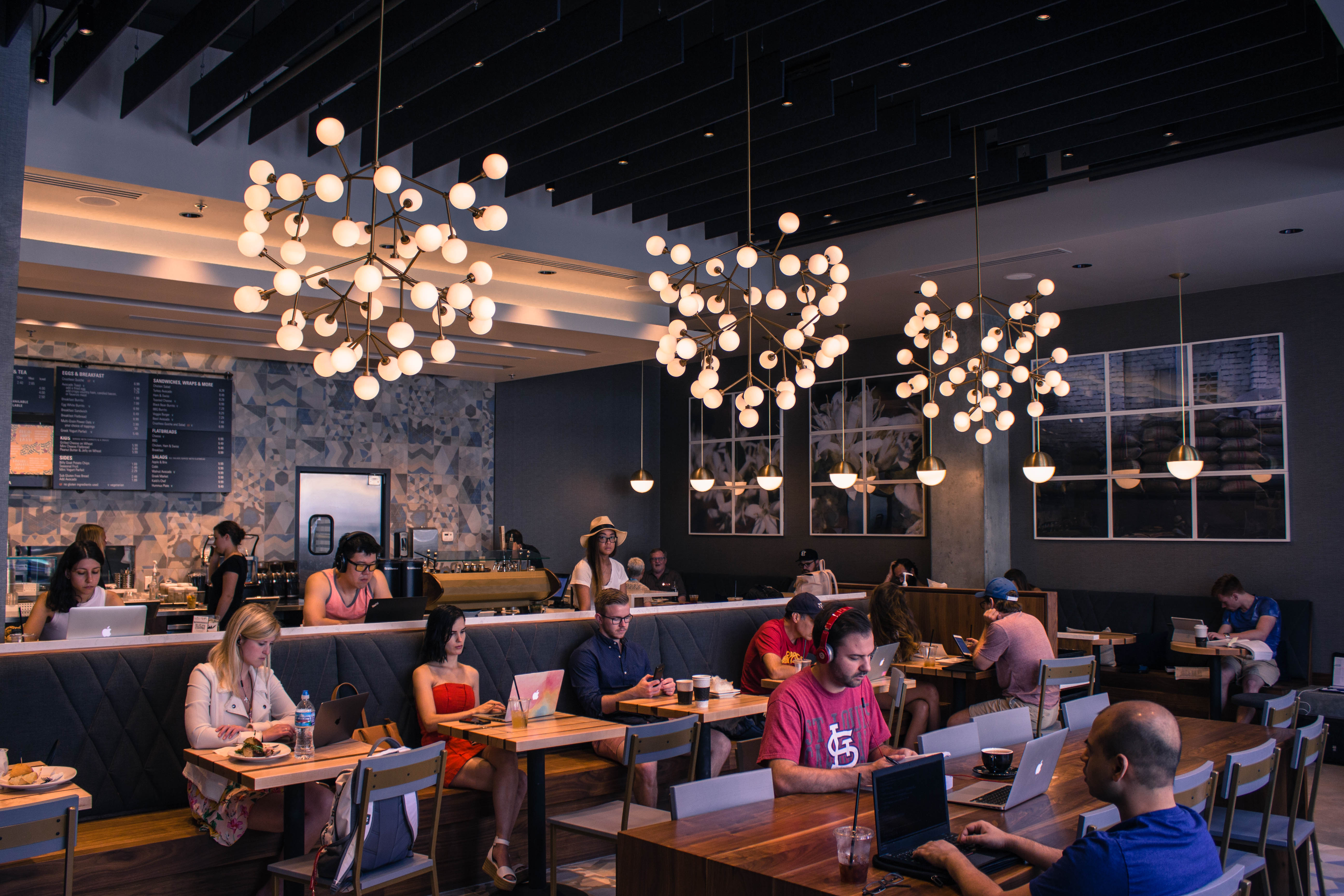 Inside of the Euclid Kalid's Coffee Cafe in St. Louis, MO