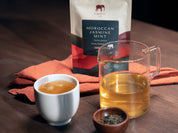 2oz bag of Moroccan Jasmine Mint tea from Firepot Tea
