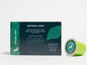 Rear side of the Fair Trade Organic Natural High Pods