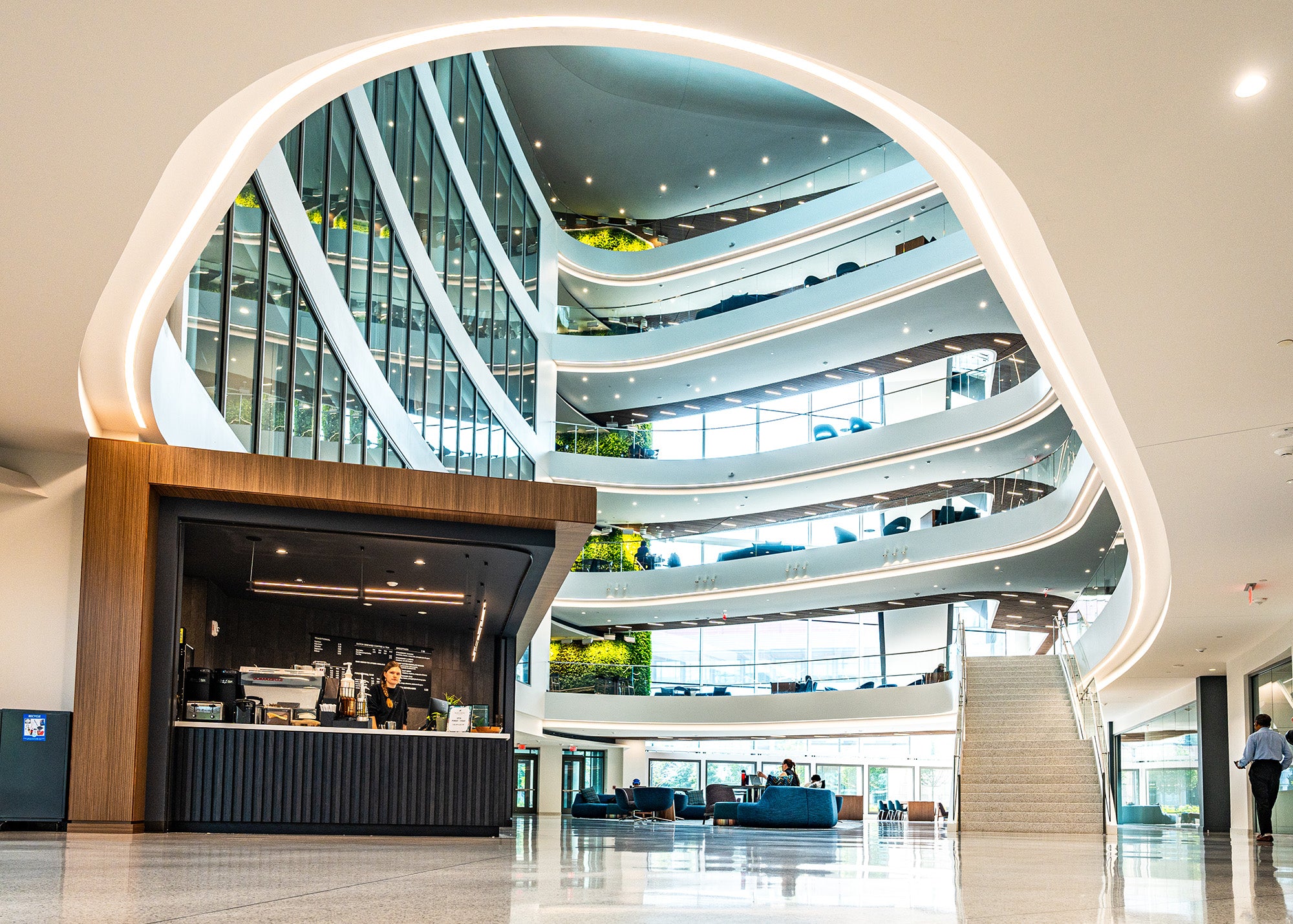 image of Kaldi's Coffee cafe inside Emory's Health Science Research Building