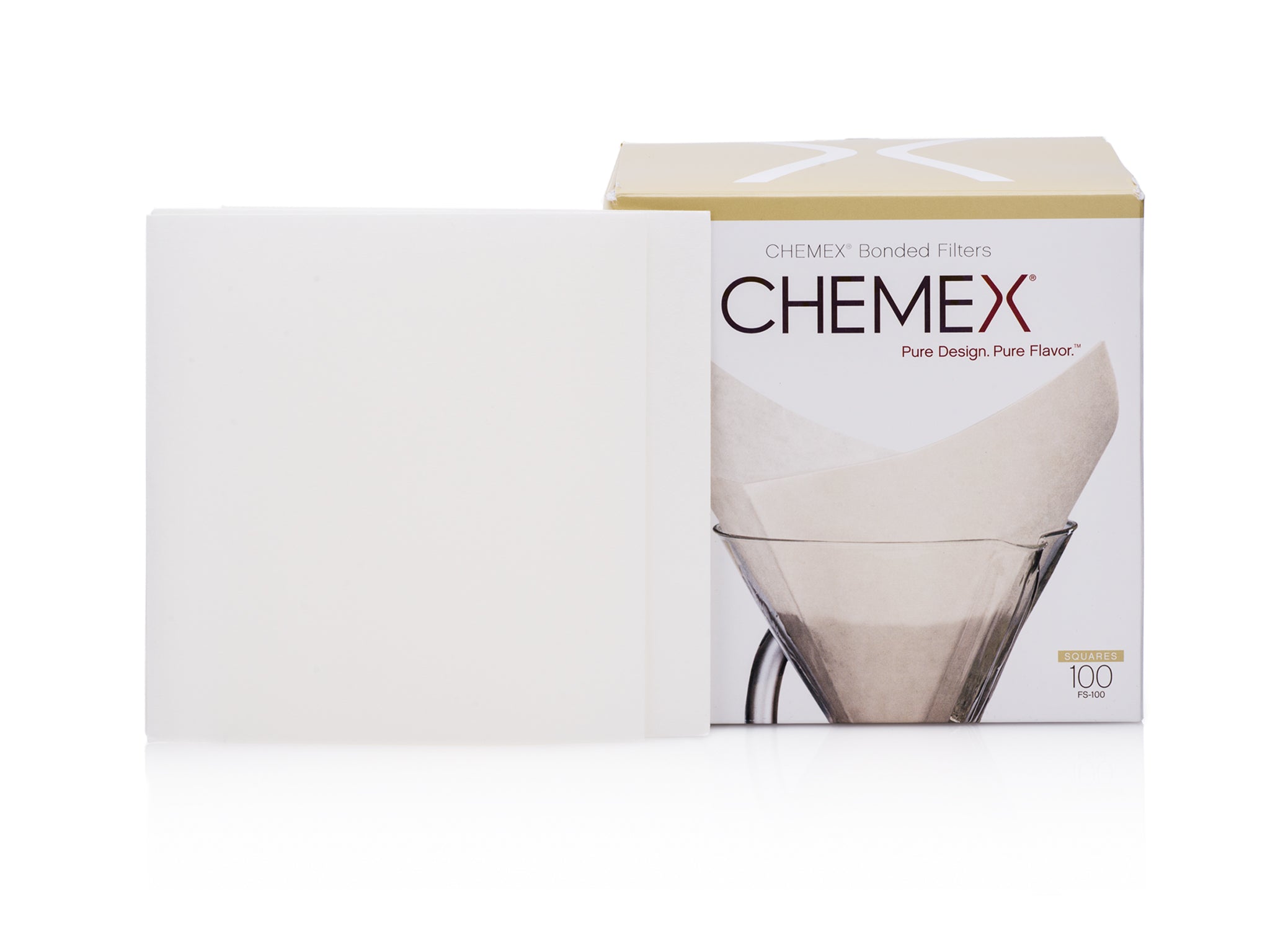 Chemex Filter Ungefaltet - 100 Stück, Für Perfekten Filterkaffee