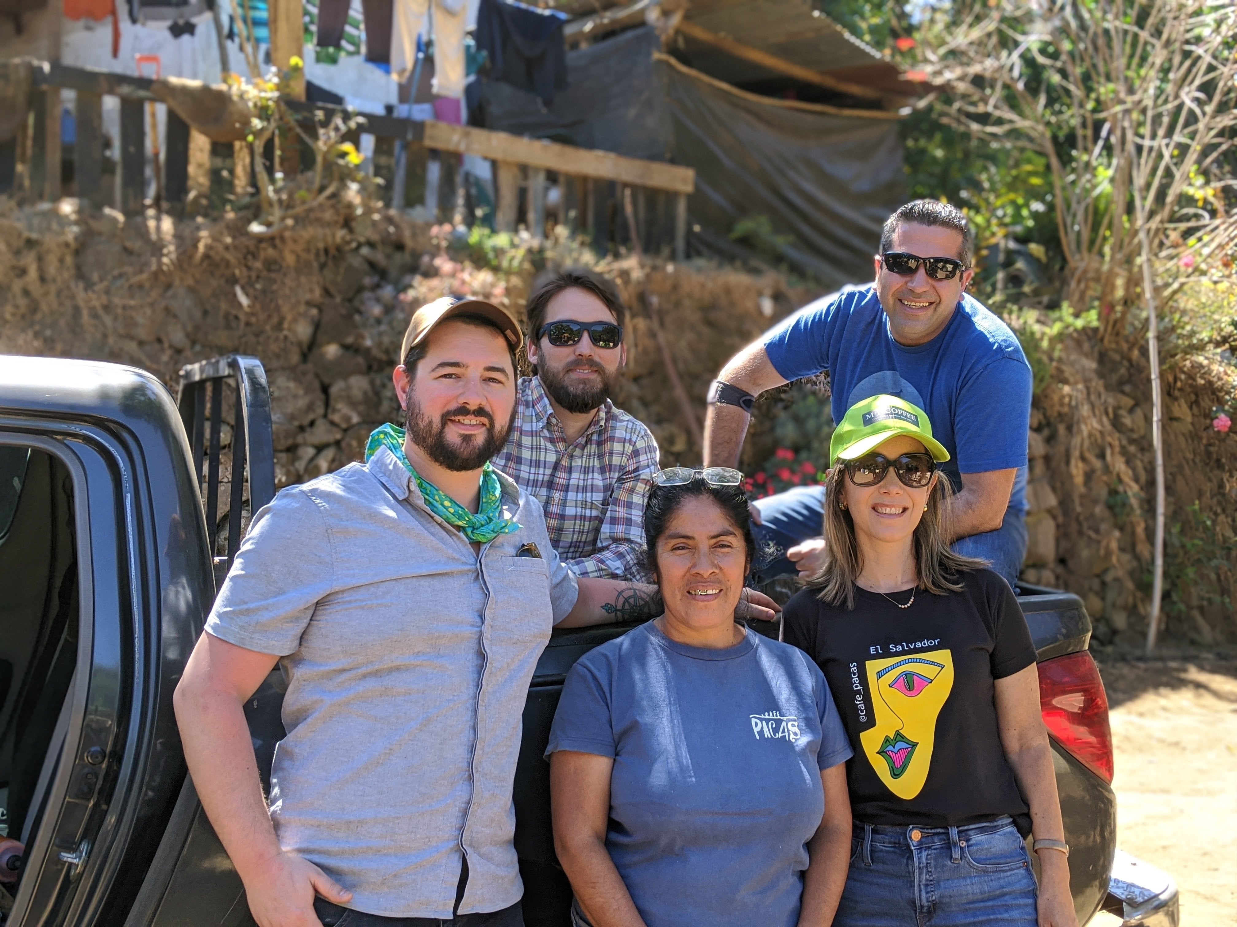 Kaldi's Team Members with our Producer Partners in El Salvador