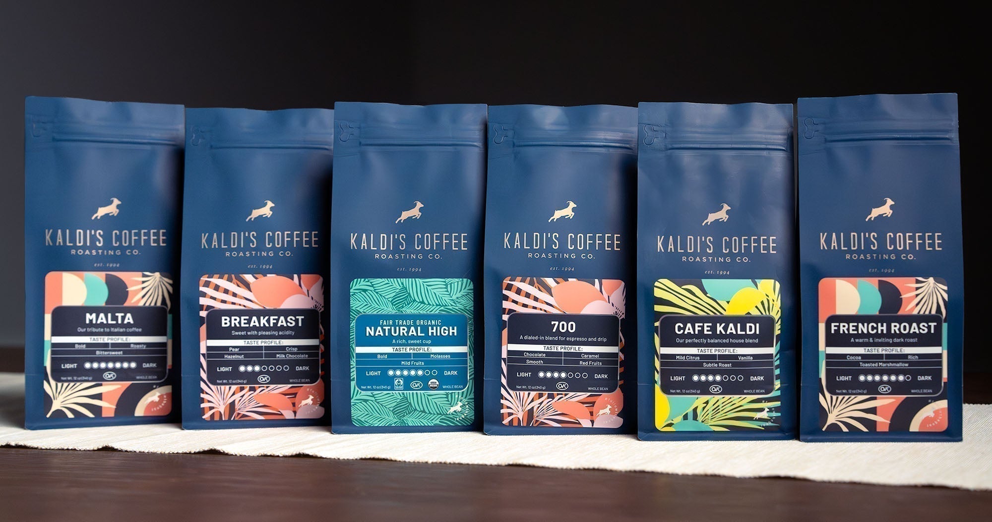 Kaldi's Coffee Blend Buying Guide | Labels of Kaldi's Coffee Blends