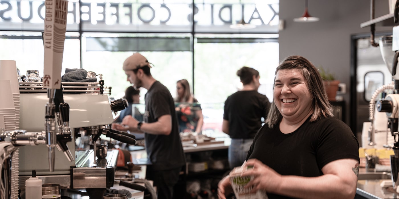 The People of Kaldi's Coffee: Elle