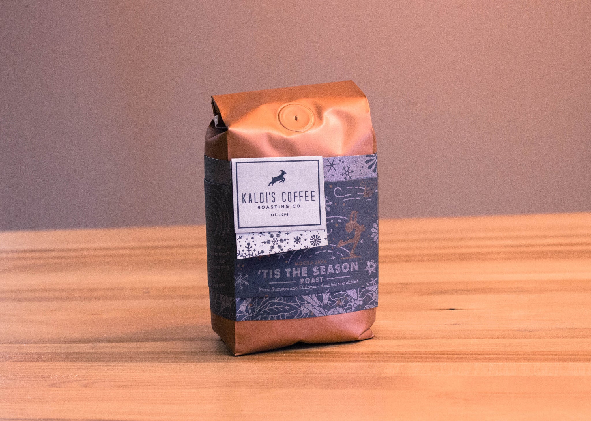 Picture of Kaldi's Coffee Tis the Season Coffee Blend bag