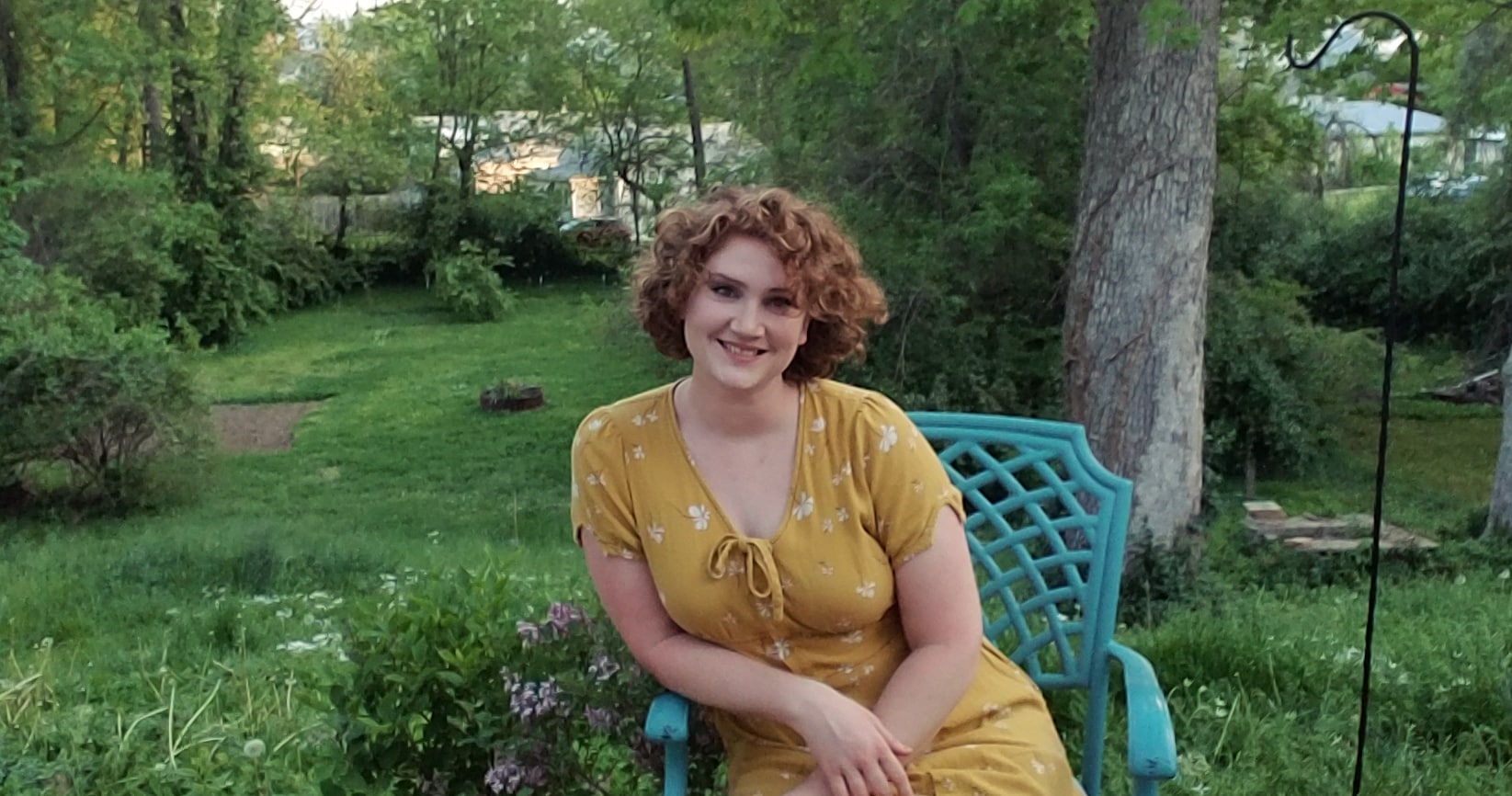 Lauren sitting 