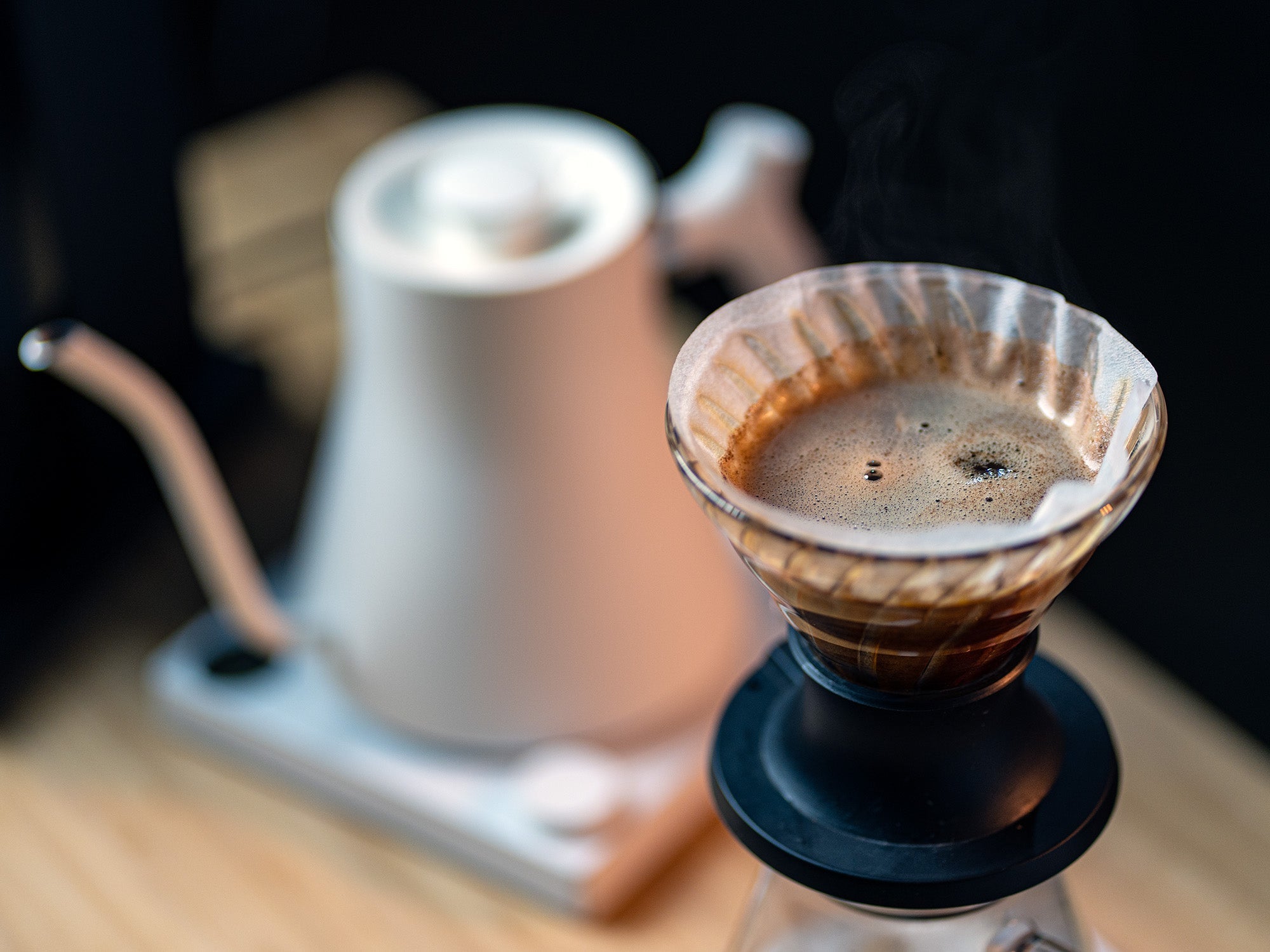 Coffee brewing in the Hario Switch - Iced Coffee