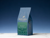  12oz bag mock up of Seasonal Blend Subscription