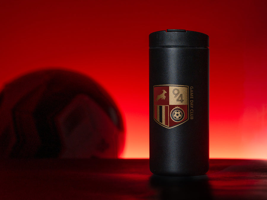 styled image of front of ATL Soccer Tumbler