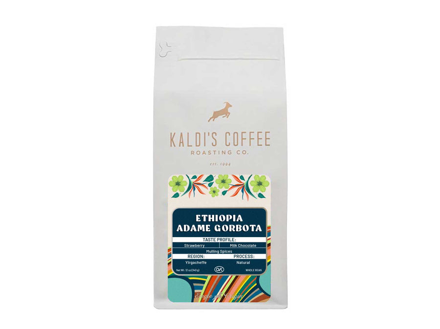 12oz bag of Kaldi's Coffee Ethiopia Adame Gorbota