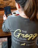 The back of the Feelin' Groggy long sleeve tee