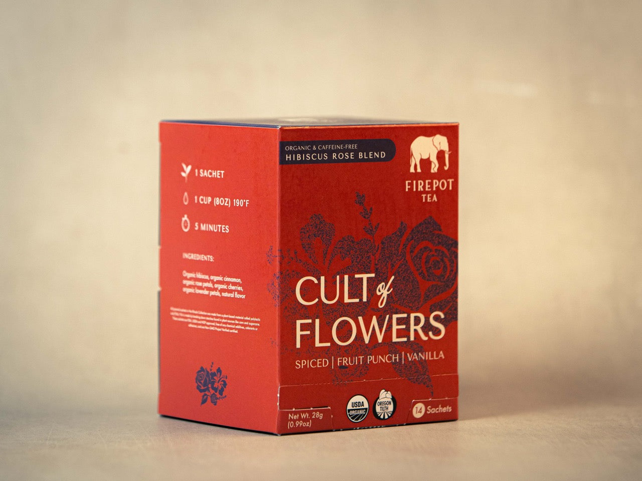 product image of red Cult of Flowers sachet box