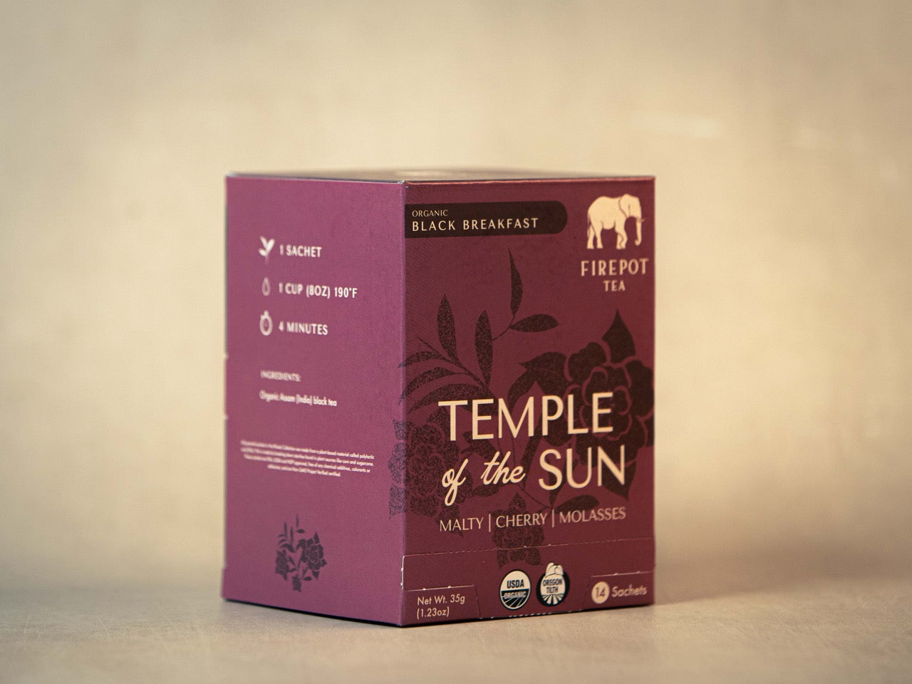 product image of purple box of temple of the sun sachets