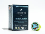 Box of Compostable French Roast Coffee Pods - 10 cups per pack