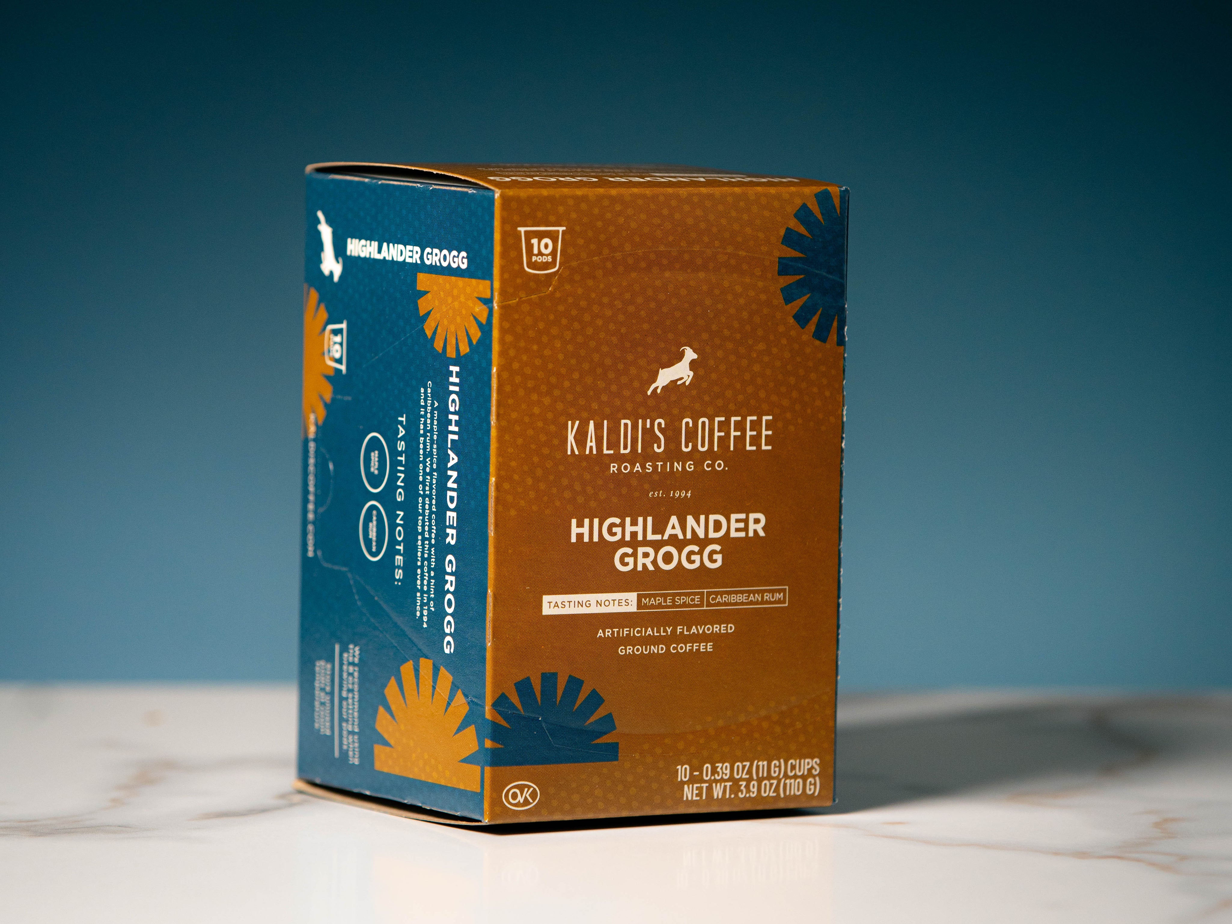 Kaldi's Coffee Highlander Grogg Coffee Pod - Compatible with K-cup type brewers