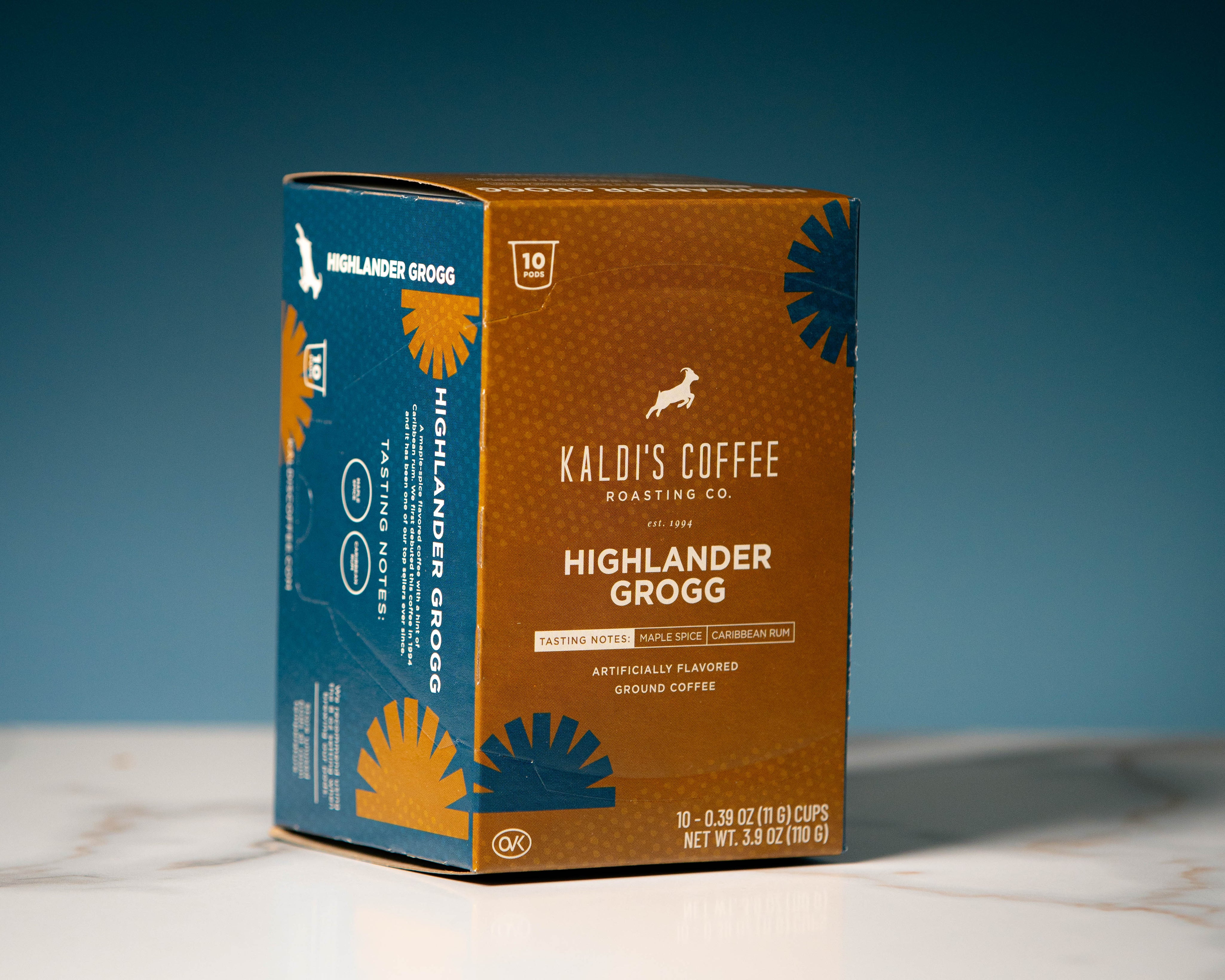 Kaldi's Coffee Highlander Grogg Coffee Pod - Compatible with K-cup type brewers