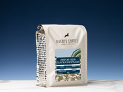 A bag of Kaldi's Coffee Roasting Co. Papua New Guinea Kinmuga