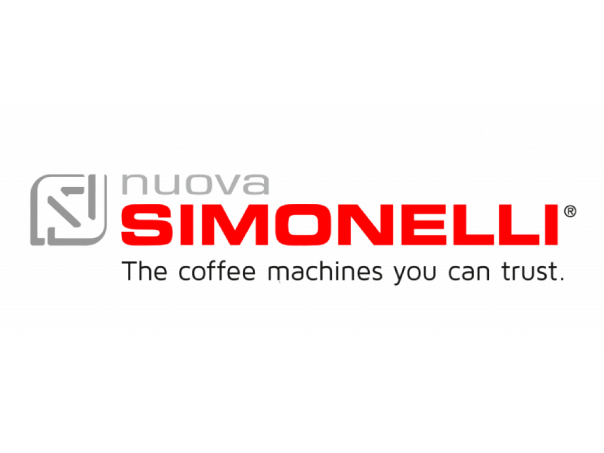 Nuova Simonelli logo with tagline on a white background