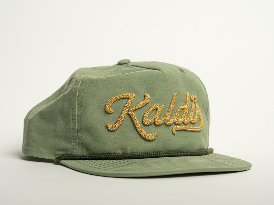 Green Kaldi's rope hat