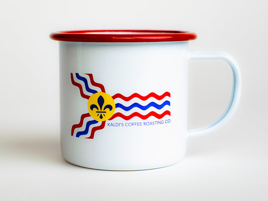 St. Louis Flag Coffee Mug - Back Side