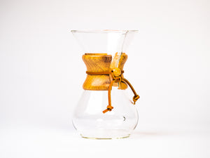 Chemex glass coffee maker