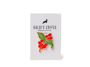 Kaldi's Coffee Cherry Pin