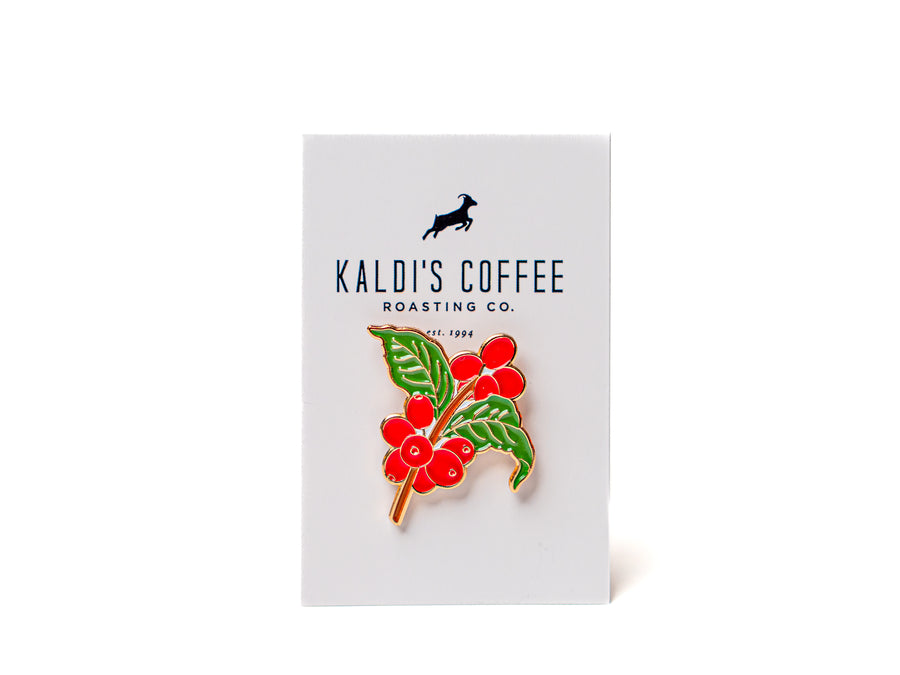 Kaldi's Coffee Cherry Pin