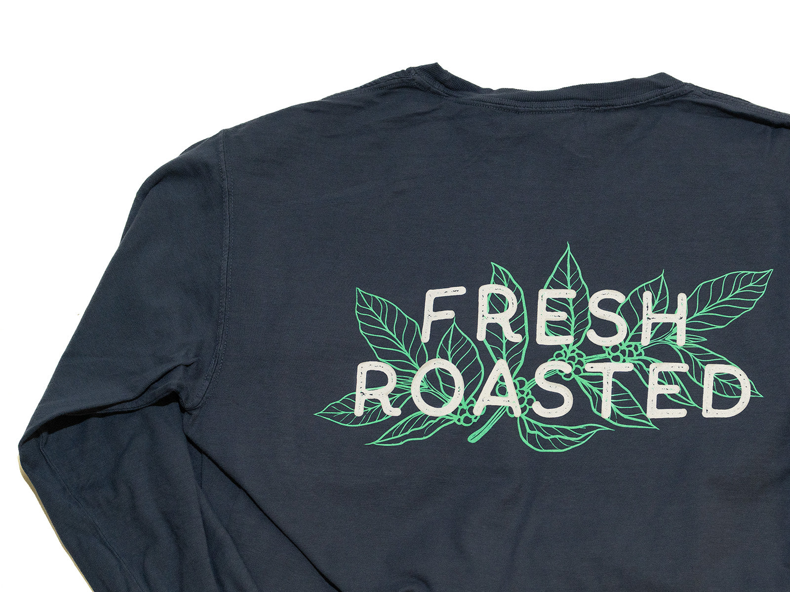 Long sleeve tee shirt Fresh Roasted Kaldi's Goat
